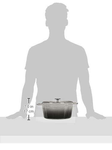 Amazon Basics - Casseruola in ghisa smaltata