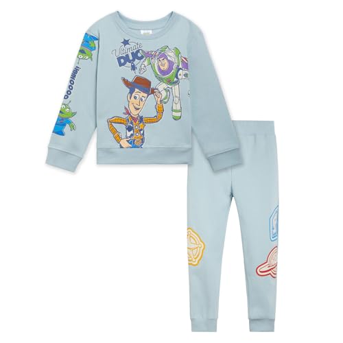 Image of Disney Christmas Fleece Sweatshirt and Pants Outfit Set Newborn to Big Kid Sizes (Newborn - 10-12)