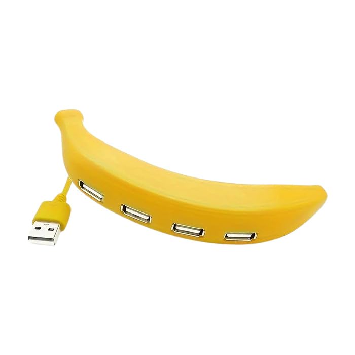 Banana Shape USB Hub, 2.0 Hub USB Splitter, 4-Port USB Hub (1 Pc)-picture-21