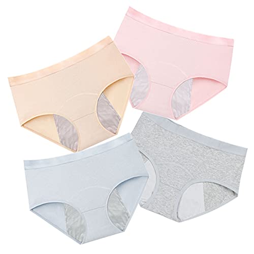 Teen Period Panties Cotton Girls Leak Proof Menstrual Underwear Women Heavy Flow Briefs
