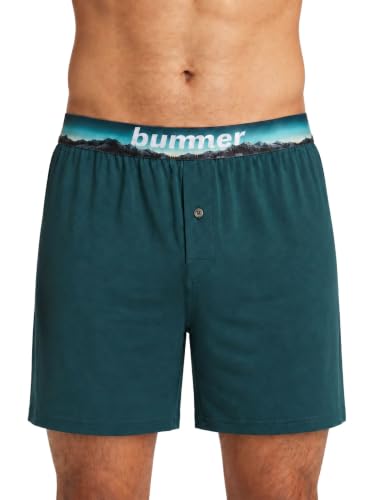 Image of Bummer Micro Modal Boxer Shorts for Men - Ultra Soft & Breathable, 3 Times Softer Than Cotton, Anti-Bacterial, Stretchable for Ultimate Comfort & Style, Pack of 1 (A Shark Tank Product)