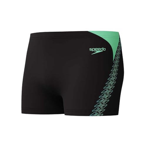 Speedo Herren Hyperboom Splice Aquashort Schwimmhose | Schnelltrocknend | Training | Fitness | Chlorbeständig Schwimmbek...