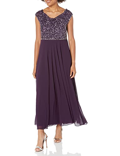Image of J Kara Women's Beaded Empire Waist Gown