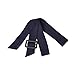 UGPLM Women Trench Coat Belt Fashion Outerwear Strap for Windbreaker Robe Dating Party, Navy Blue