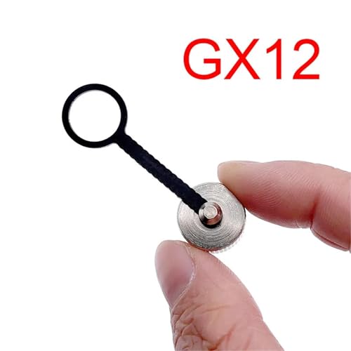 Conector circular GX16 con tapa de metal protectora de rosca 2