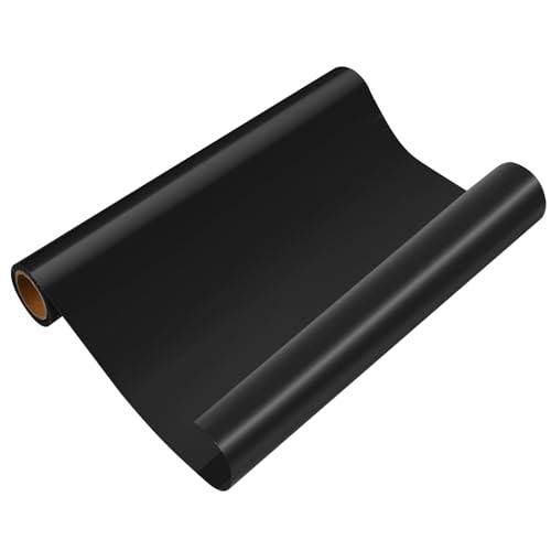 Drydiet Non Slip Material Roll 16 Inch x 3 Ft Non Slip Silicone Grip Material Roll Cut to Size Mat for Baking Counter Drawer Table Eating Aids(Black)