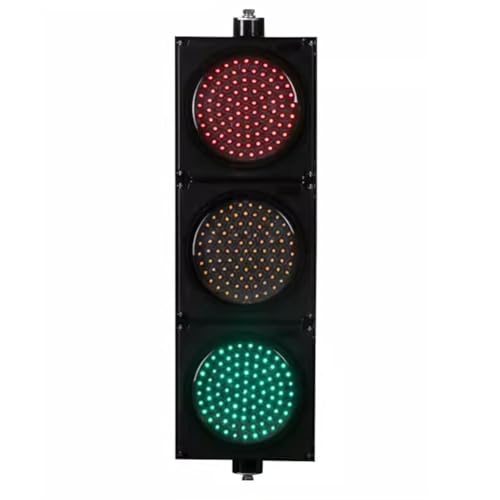 Semáforo industrial de pared exterior 8 pulgadas 3 colores H&V para muelle de carga y peaje