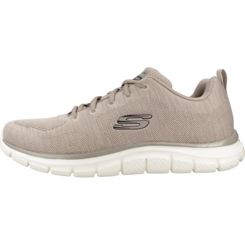 Skechers Herren Track Front Runner Schnür-Sneaker Oxford, Größe 43, Dunkelgrau/Schwarz, 40 EU – Ansicht 2