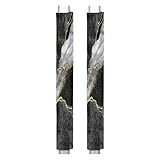 Tavisto Marble Gold Gray Black Refrigerator Handle Covers Modern Rustic Fridge Door Handle Covers Keep Kitchen Appliance Clean 2 PCS Washable Handle Covers for Fridge Dishwasher Party Home Decoration