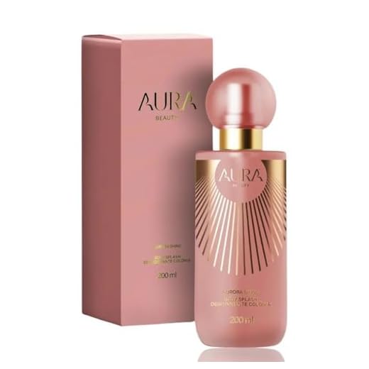 Body Splash Desodorante Colônia Aura Beauty Aurora Shine Jade Picon 200Ml