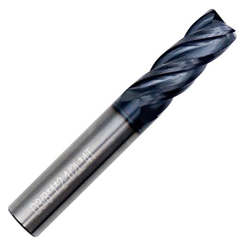 Image of Carbide End Mill Cutter 3 /8 Inch Square Nose 4 Flutes Drill Bit