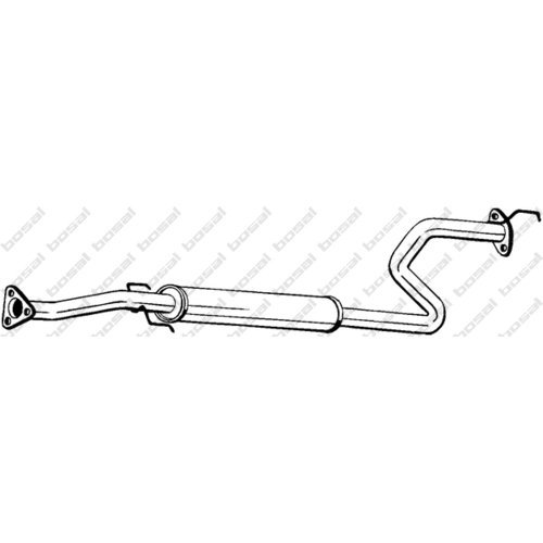 Preisvergleich Produktbild Bosal 287-213 Mittelschalldämpfer