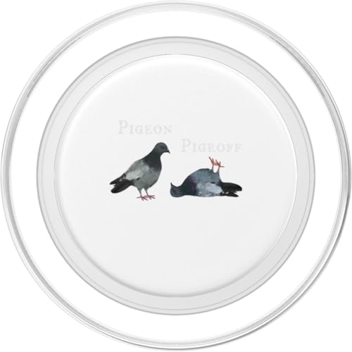 Colombe et Pigeon Pigeoff (D010-0338A) PopSockets PopGrip pour MagSafe – vue 2