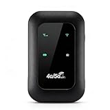 LICAEVEY 4G Portable WiFi Hotspot, 300Mbps High Speed Mobile Router with SIM Card Slot and LED Display, 10h Battery for Travel, Supports 10 Devices, for Travel, Home, Gaming