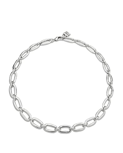 Uno de 50 AWESOME LINK Necklace, Sterling Silver-Plated, 25