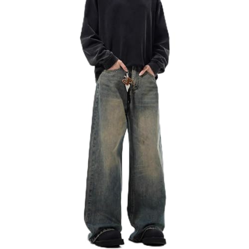Big and Tall Jeans for Men,Streetwear Men,Y2k Baggy Men's Carpenter Baggy Hip Hop Jeans