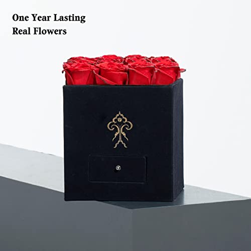 Premium Roses, Bouquet Of Flowers That Last A Year, Fresh Flowers Delivery Prime, Red Roses, Live Flowers (Anniversary, Birthday Gifts For Her) Floral Delivery #TOP1