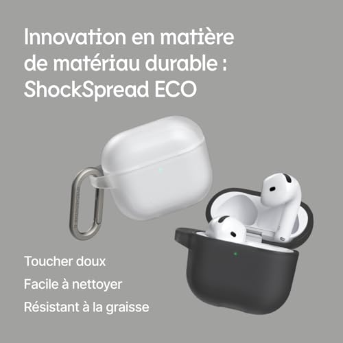 Coque AirPods 4 haut de gamme RHINOSHIELD Vert Sauge Standard Set - 3
