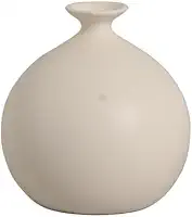 Vaso Maia Grande Decorativo de Cerâmica para Sala e Mesa Off White