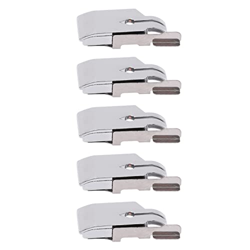 5 Piezas Pie Prensatelas Recto de Acero Inoxidable para Patchwork miniatura 1