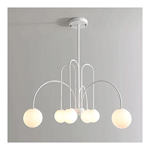Suspension globe en verre et laiton brossé LYGXWJFC, plafonnier haut de gamme pour salle à manger