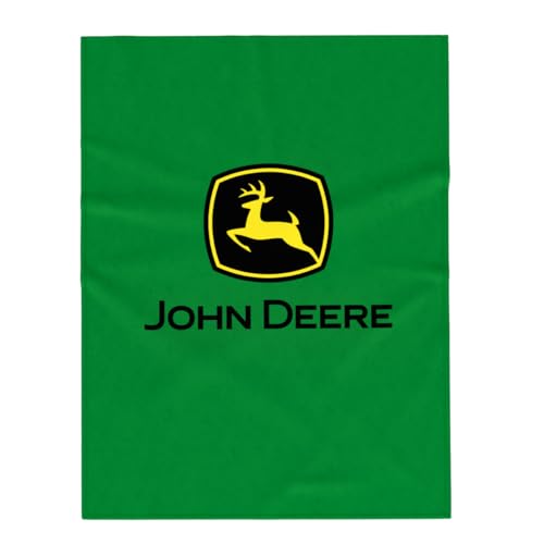 Collectibles John Deere Bedding Super Soft Cozy Plush Throw 46 in x 60 in (Officially Licensed Product) By Franco