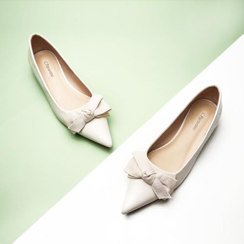 C.Paravano Flats for Women | Womens Flats | Pointed Toe Flats for Women | Ballet Flats | Women's Flats Black2