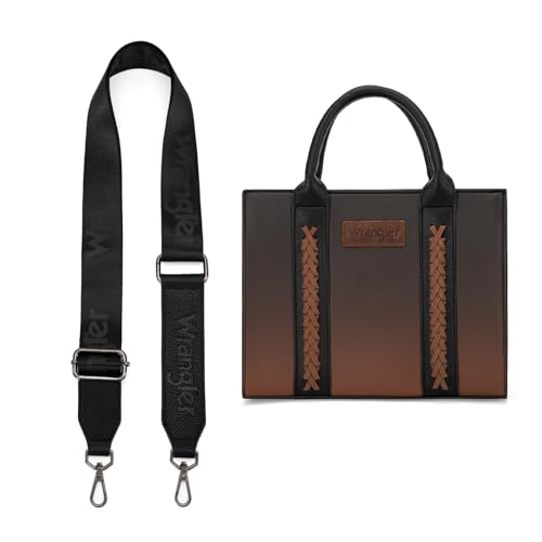 Image of Wrangler Tote Bag for Women Designer Satchel Handbags Top-handle Purses with Strap
