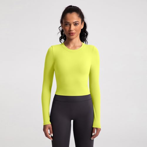 Image of ABOCIW Women Twist Back Workout Top with Built in Bra Cap Sleeve Pilates Yoga Crop Top Athletic Gym Shirt