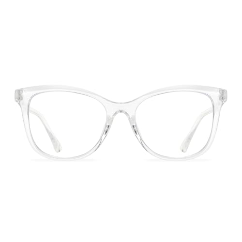 Image of OUWEN Retro Cat Eye Blue Light Blocking Glasses for Men Women, Anti EyeStrain & UV Glare Computer Gaming Eyeglasses OW2242