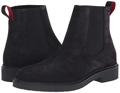 Image of HUGO Men's Tonal Pull on Suede Chelsea Boot
