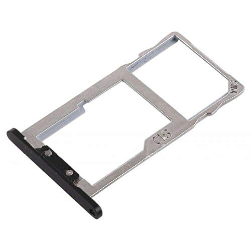 SIM Card Slot Memory SD Card Tray Holder Adapter Replacement Compatible with BlackBerry KEYone Dk70 DTEK70 BBB100 4.5 inch Black