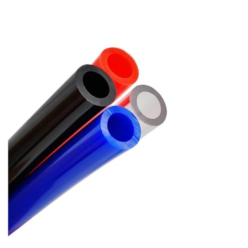 QXCIVR 10 Meters Pneumatic Tube Air Tubing Component Pneumatic Air Hose 4mm 6mm 8mm 10mm 12mm PU Pipe Compressor air Hose Air Line(Gray,10x6.5mm-10M)