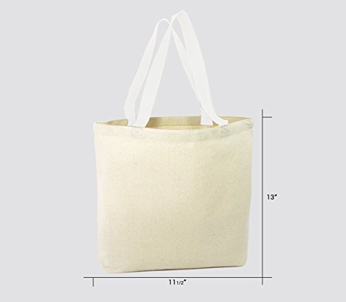 12 Pack Canvas Tote Bags – Design Your Own Party Favor Pack Tote Canvas Bags By Big Mo’s Toys #TOP6