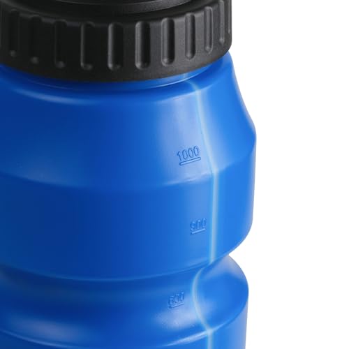 Image of Cannon Sports 1 Liter Sports Water Bottle, BPA-Free, 34 Oz Capacity, Large Mouth, 2 lids (Straw and Squeeze), Great For Helmet Sports Such As Hockey, Lacrosse, Football, Boxing (Royal Blue)