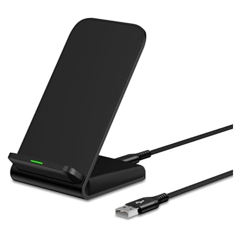 Wireless Charger Samsung Fast Charging Stand for Samsung Galaxy S24 Ultra S24+ S24 S23 FE S22 S21 S20 S10, 15W Android Phone Wireless Charger Stand for Pixel 9 Pro XL Fold 8a 7 Pro, iPhone 16 15 14 Cover