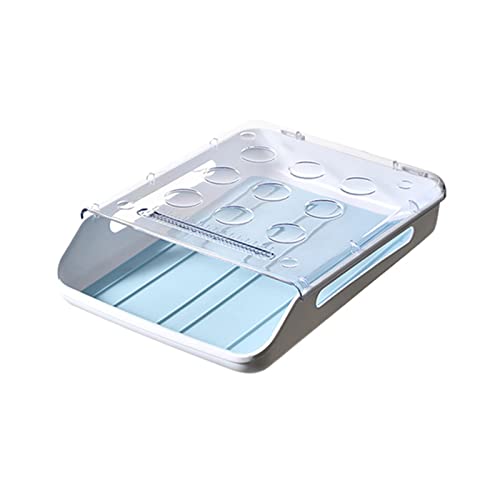 XISAOK Holder for Refrigerator Automatic Rolling Storage Container Lid Drawer Tray Box Fridge