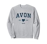 Photo Gallery avon ohio oh - stampa sportiva vintage felpa Photo Gallery avon ohio oh - stampa sportiva vintage felpa