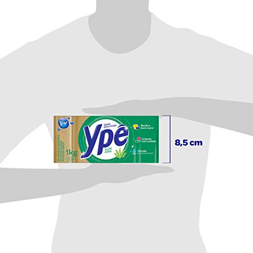 Sabão Em Barra Aloe E Vera Perfumado 1Kg, Ypê, Bege