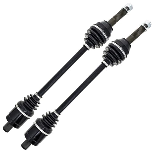 NICHE Rear CV Axle Half Drive Shaft for Polaris Ranger 1000 Crew XP Full Size 1337121 1337239 2 Pack