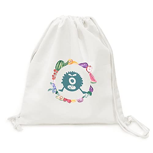 Sac en tissu pliable alien cyclope sangle cabas fruits légumes