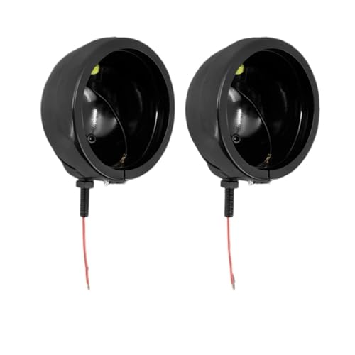 Carcasa de luz antiniebla con soporte antivibración para bombillas de Road Glide