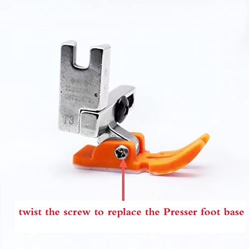 2PCS Universal Presser Foot #T3 Multifuncional plástico miniatura 5