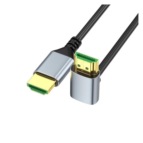 8K HDMI V2.1 R[h 90x㉺Epx OD4.0 ^R[h 48Gbps EARC HDCP 3D HDR vWFN^[ TV {bNXp(Straight to Up,0.5m)