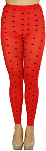 Image of ToBeInStyle Women's Opaque Ankle Long Nylon Footless Fun Tights Pantyhose
