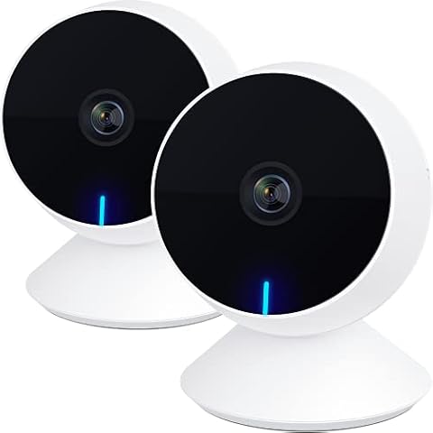 LAXIHUB Pet Camera with Phone App Puppy Dog Baby Camera/Cam Monitor Indoor Home CCTV WiFi Camera 1080P Night Vision 2-Way Audio 2pc Cover