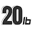 E. Black 20lbs