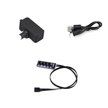 PWM Fan Speed Controller, Type-C Input, 4Pin Output, 12V 1.4A 15W