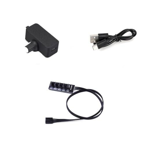 Contrôleur ventilateur PWM 12V 4 broches type C pour PC et boîtier