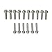 ICT Billet INTAKE MANIFOLD FLANGE BOLT KIT COMPATIBLE WITH BIG BLOCK FORD BBF 429 460 HEX HEAD 551688